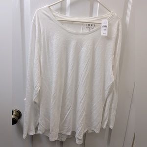 LOFT Vintage Soft 16/18 Long Sleeve Tee
